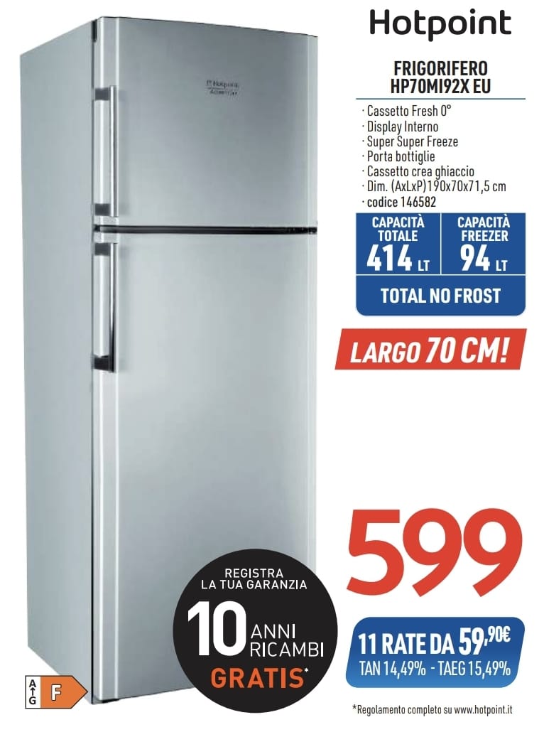 FRIGO HOTPOINT-ARISTON HP70MI92XEU 